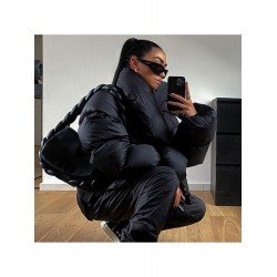 Ladies Black Cut Out One Shoulder Maxi Dresses