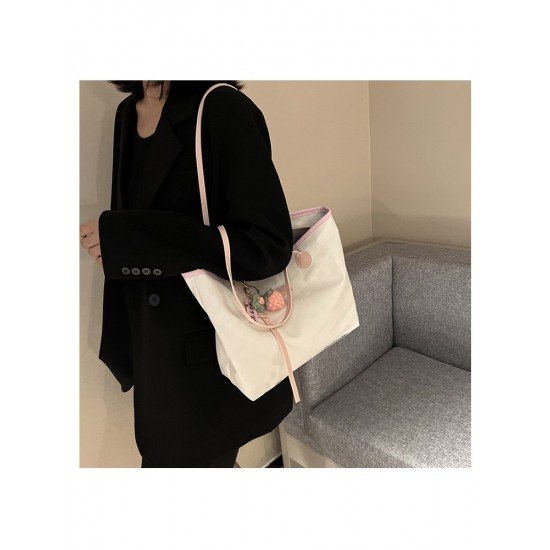 Versatile Travel Contrast Color Tote Bags
