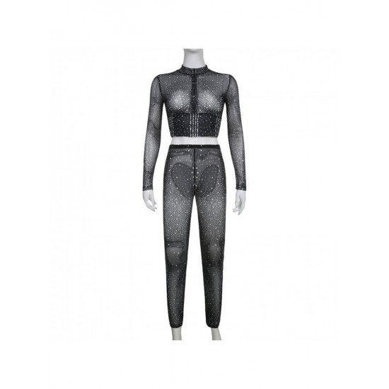  2024 Fall Skinny Top And Trouser Women's Suits
