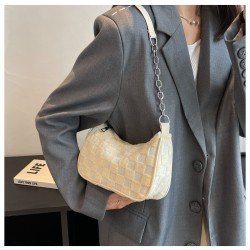  Pure Color Shoulder Bag For Women