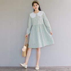  2024 New Sweet Doll Collar Floral Dress