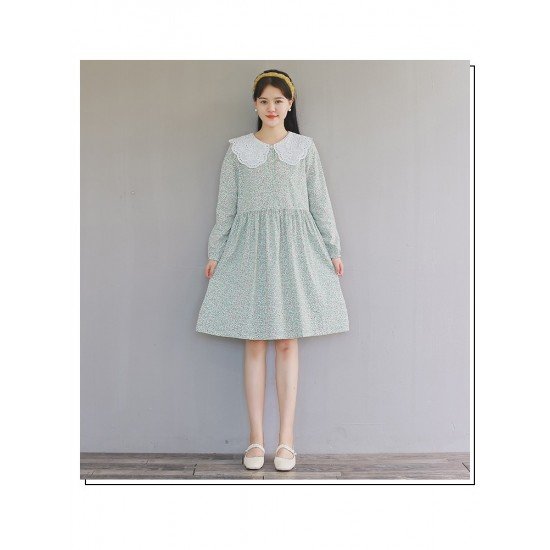  2024 New Sweet Doll Collar Floral Dress