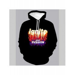 Fall Men Printing Hooded Long Sleeve Sweatshirt Fall Men Printing Hooded Long Sleeve Sweatshirt