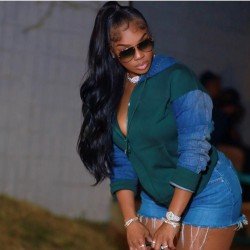 Green Blue Color Blocking Hooded Collar Women Coats