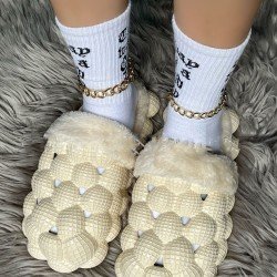 Cute Designer Peanut Winter Slippers