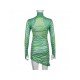  2024 Fall Skinny Printing Irregular Short Dress