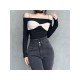 Bow Patchwork Fall Ladies Tops