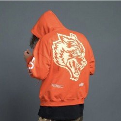  Casual Loose Printing Men's Hooded Sweater