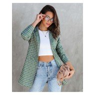  Casual Versatile Plaid Lapel Women's Long Sleeve Suit