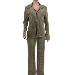 Comfy Women Solid Blouse And Trouser Sets