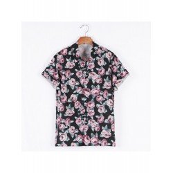 Casual Men Summer Floral Shirts  Casual Men Summer Floral Shirts