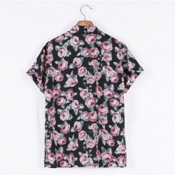 Casual Men Summer Floral Shirts 