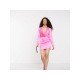  2024 Fall Pure Color Ice Silk Women's Dress