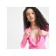  2024 Fall Pure Color Ice Silk Women's Dress