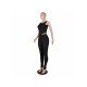 Pure Color Irregular Top And Skinny Trouser Sets Pure Color Irregular Top And Skinny Trouser Sets