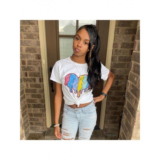  2024 Summer Round Neck Printing T Shirt