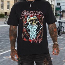 Street Graphic Short Sleeve Tee Shirts For Men
