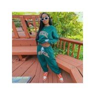  Letter Printing Women's Leisure Two-piece Sets