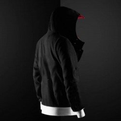  Fashion Casual Hooded Printing Men's Sweater