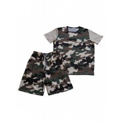 Summer Casual Camouflage Men's Short Suits  Summer Casual Camouflage Men's Short Suits