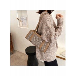 Fashion Houndstooth Shoulder Bag For Women  Fashion Houndstooth Shoulder Bag For Women