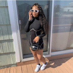  Fashion Slim Women's Long Sleeve Rompers