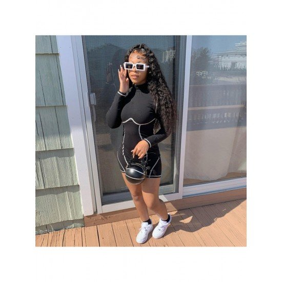 Fashion Slim Women's Long Sleeve Rompers