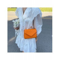 PU Pure Color Pearl Women's Cross Body Bag  PU Pure Color Pearl Women's Cross Body Bag