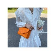  PU Pure Color Pearl Women's Cross Body Bag