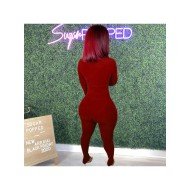  Letter Printing Top And Tight Trouser Women's Sets