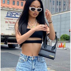  Fashion Pure Color Casual High Waist Women Jeans