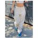  Fashion Pure Color Casual High Waist Women Jeans