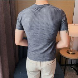  Pure Color Short Sleeve T-Shirt