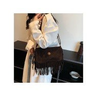 Y2K Style Retro Tassel Shoulder Tote Bags