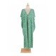 Casual Loose Printed Short Sleeve Maxi Dress