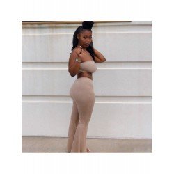  Tight Backless Sleeveless Top And Trouser Sets