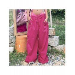 Trendy Solid Wide Leg Drawstring Casual Trousers Trendy Solid Wide Leg Drawstring Casual Trousers