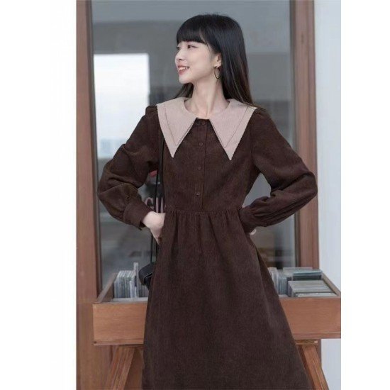  2024 French Doll Collar Temperament Women's Dress