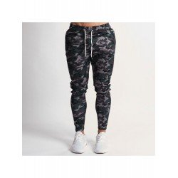 Drawstring Camouflage Skinny Pants For Men Drawstring Camouflage Skinny Pants For Men