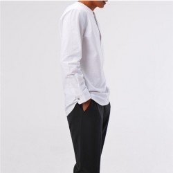 Fall Solid Black Shirts For Men