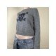  2024 Autumn Round Neck Skull Women's Sweater