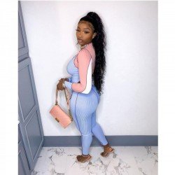  Sexy Strap Irregular Top And Tight Trouser Sets