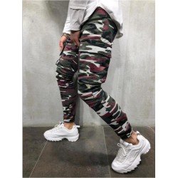 Casual Loose Camouflage Men's Multi-pocket Jeans  Casual Loose Camouflage Men's Multi-pocket Jeans