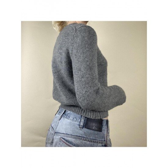  2024 Autumn Round Neck Skull Women's Sweater