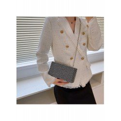 Ladies Black Rhinestone Chain Shoulder Bags Ladies Black Rhinestone Chain Shoulder Bags