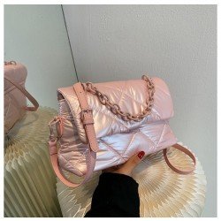  Pure Color Cross-body Bag For Women