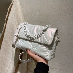  Pure Color Cross-body Bag For Women