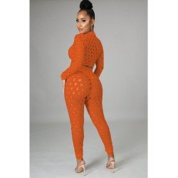 Hollow Out White Matching 2 Piece Trouser Sets Hollow Out White Matching 2 Piece Trouser Sets