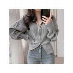  2024 Fall Pure Color Hooded Women's Wool Coats