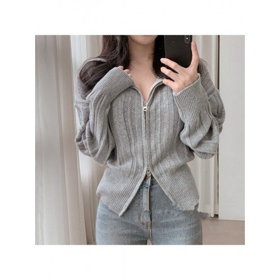  2024 Fall Pure Color Hooded Women's Wool Coats